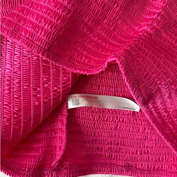 Free People Right on Time Smocked Cami in Fuchsia Size S - Picture 6 of 9